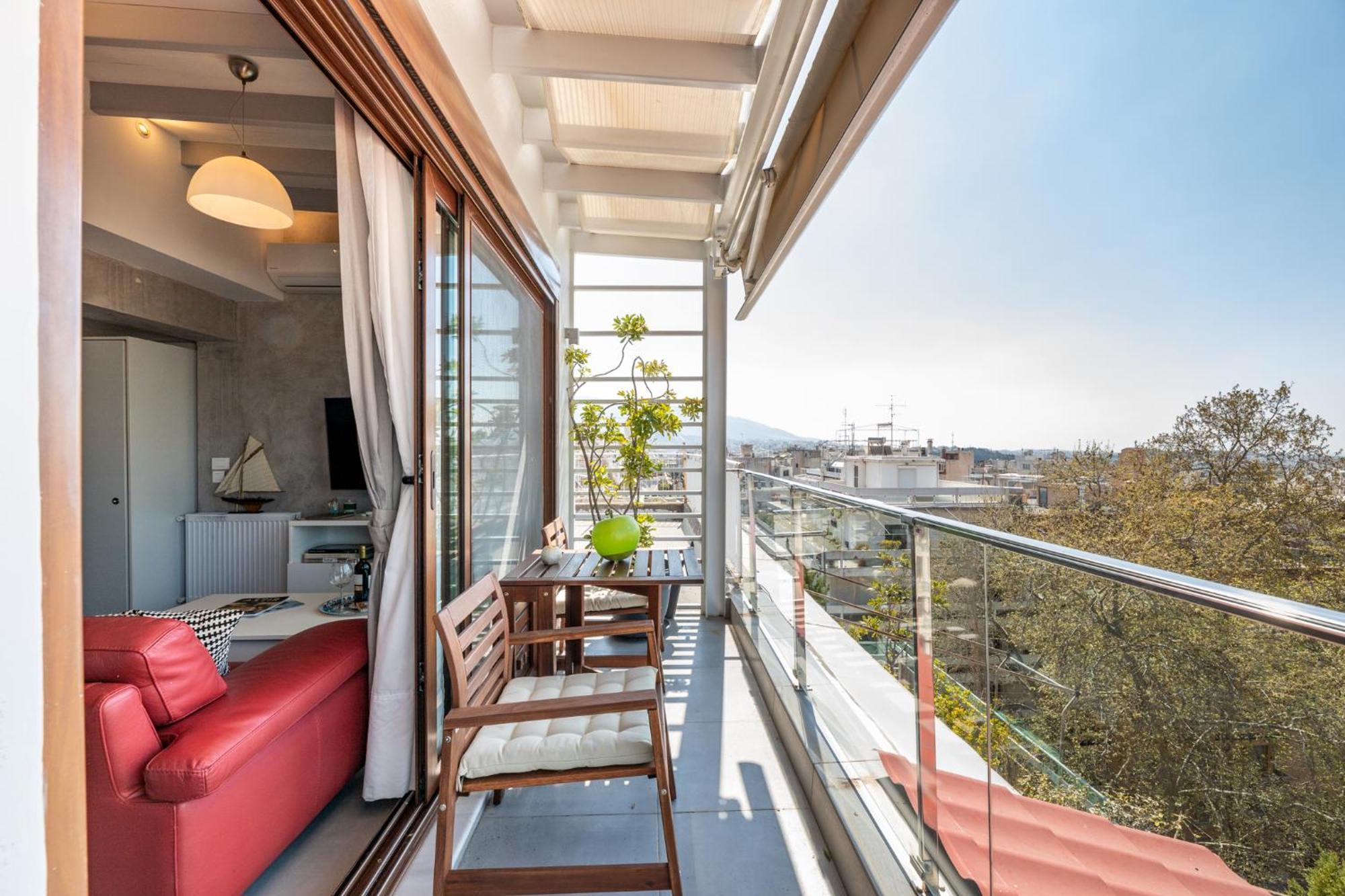 Top Kolonaki Studio+Terrace Stunning Acropolis Views Athene Buitenkant foto