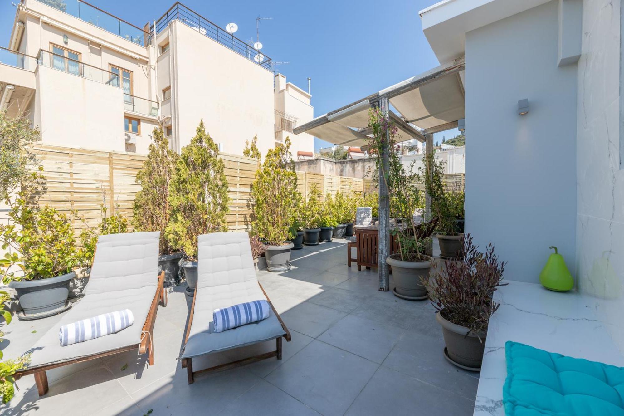 Top Kolonaki Studio+Terrace Stunning Acropolis Views Athene Buitenkant foto