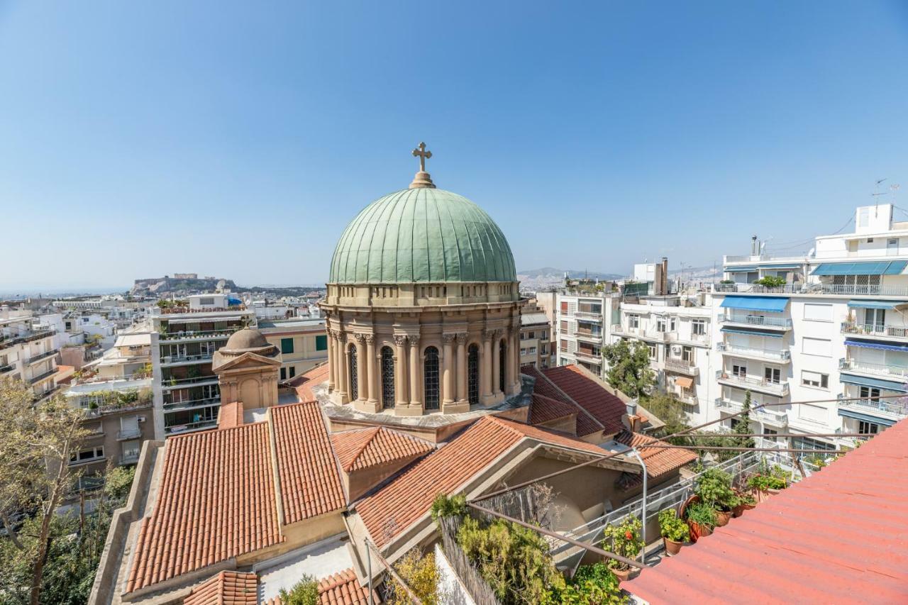 Top Kolonaki Studio+Terrace Stunning Acropolis Views Athene Buitenkant foto